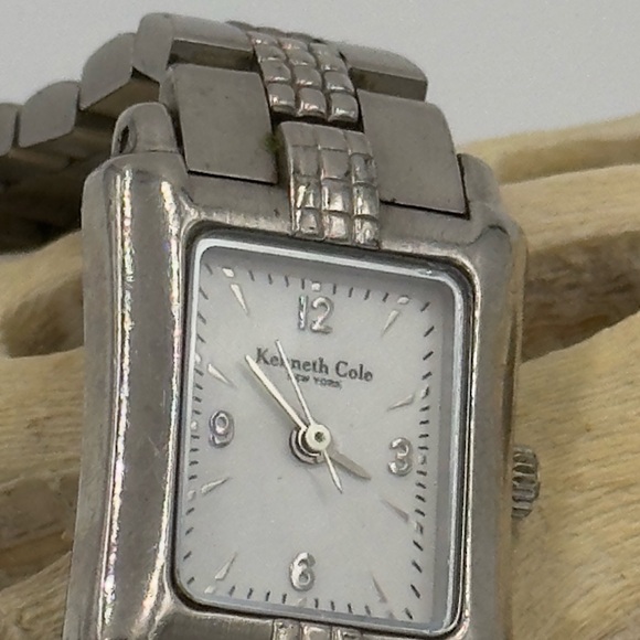 Kenneth Cole New York Silver Rectangular Watch - Picture 6 of 8